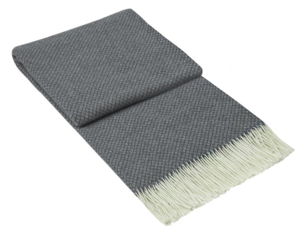 NNEDSZ Throw - Merino Wool/Cashmere - Grey