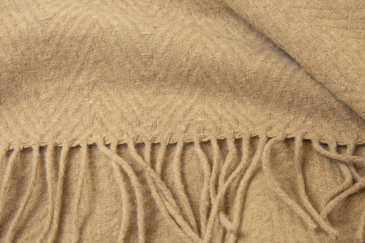 NNEDSZ Hampton Throw - Wool Blend - Camel