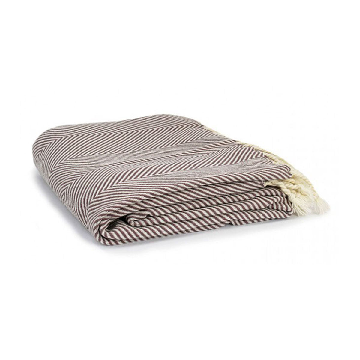 NNEDSZ Herringbone Acrylic Throw Heather
