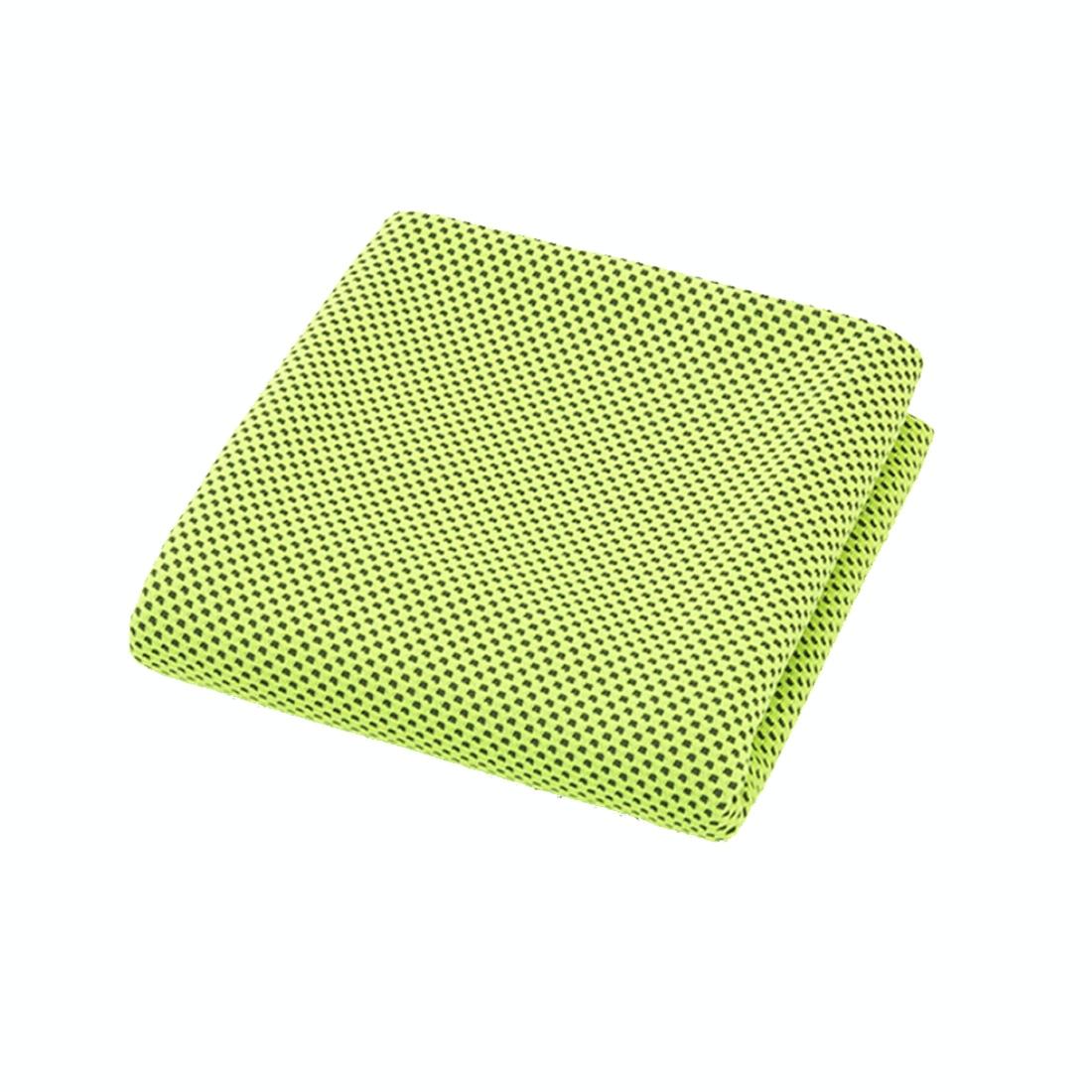 2-pack Enduring Ice Towels - Microfiber Fabric 30*100cm - Ideal for Gym and Sports - Green