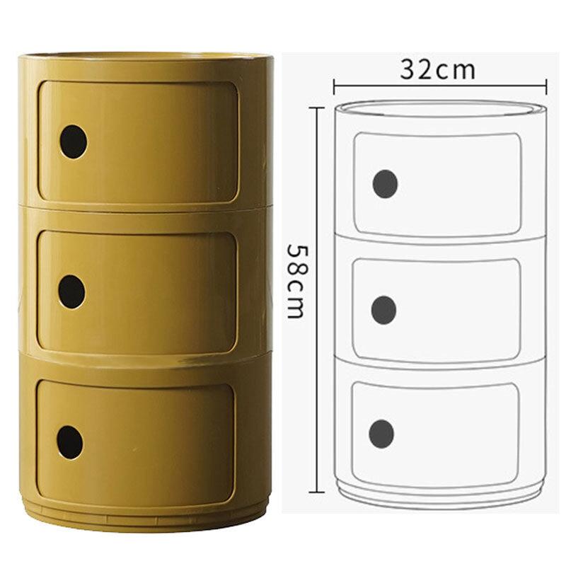 Bedside Table Nightstand 3 Drawers Side End Table Bedroom Large Storage Space
