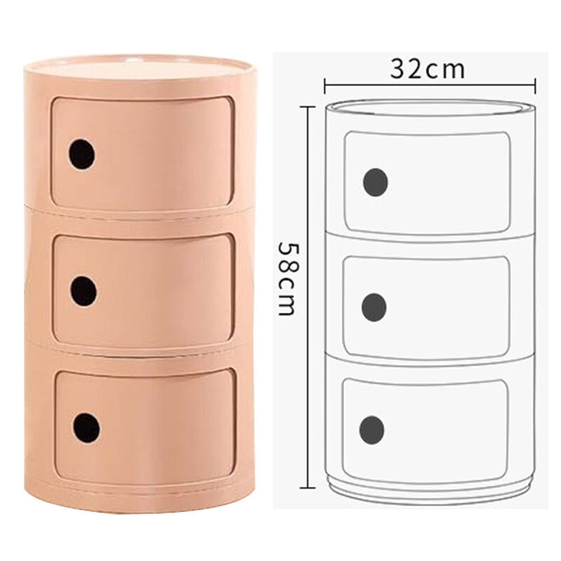 Bedside Table Nightstand 3 Drawers Side End Table Bedroom Large Storage Space