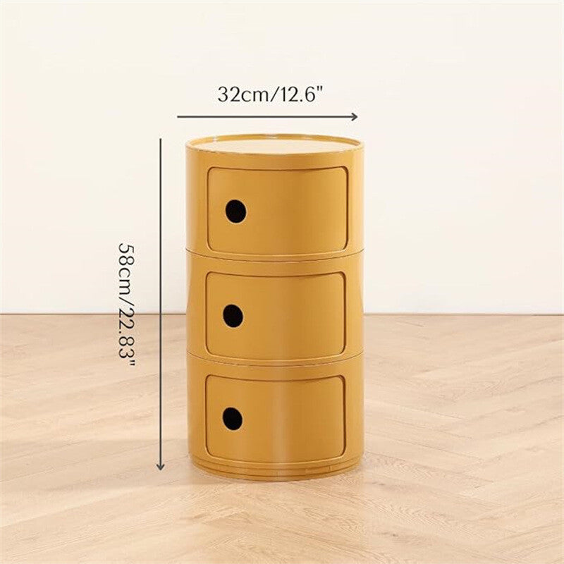 Bedside Table Nightstand 3 Drawers Side End Table Bedroom Large Storage Space