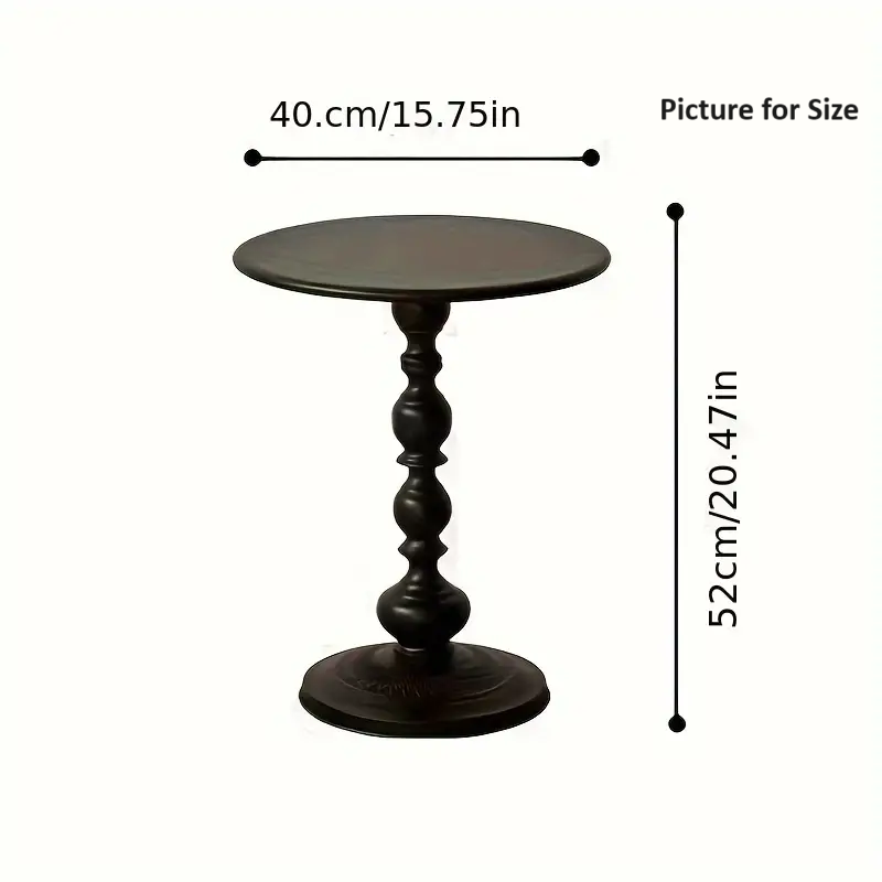 Nordic French Retro Corner Table - Vintage White Iron Bedside Table for Balcony-4