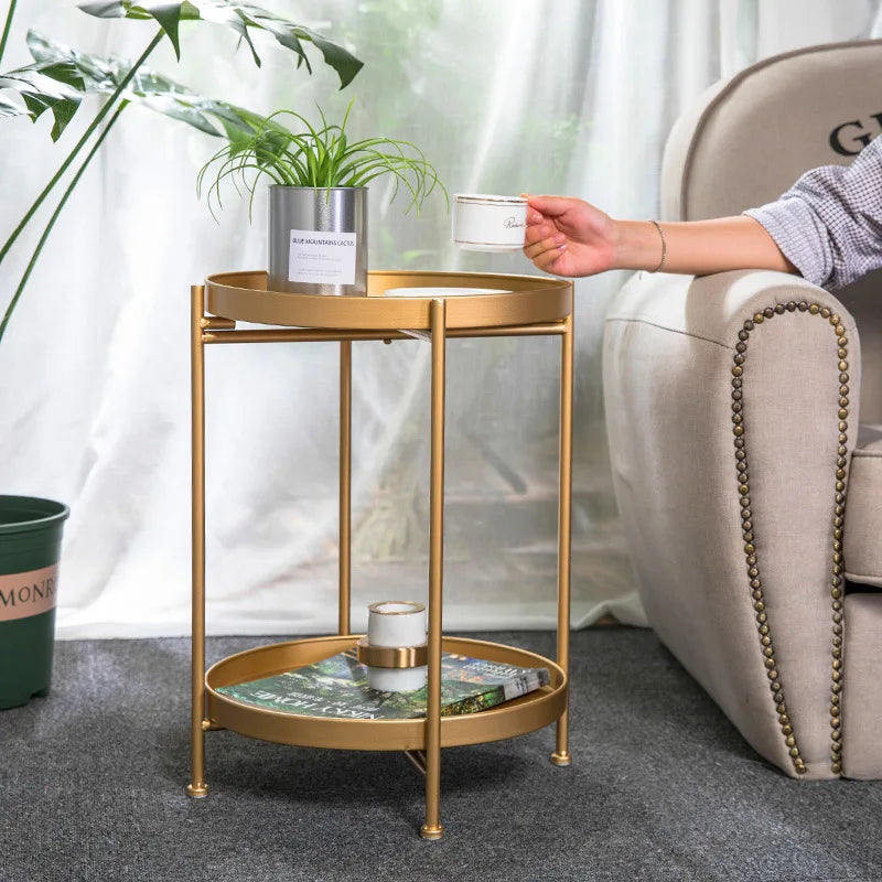 Minimalist Nordic Iron Tea Table