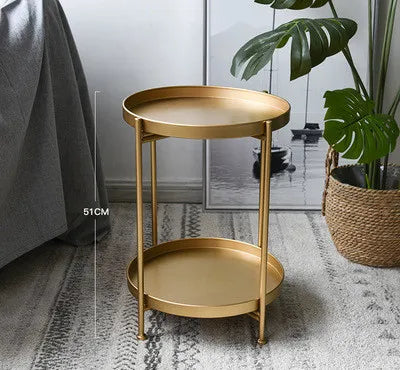 Minimalist Nordic Iron Tea Table