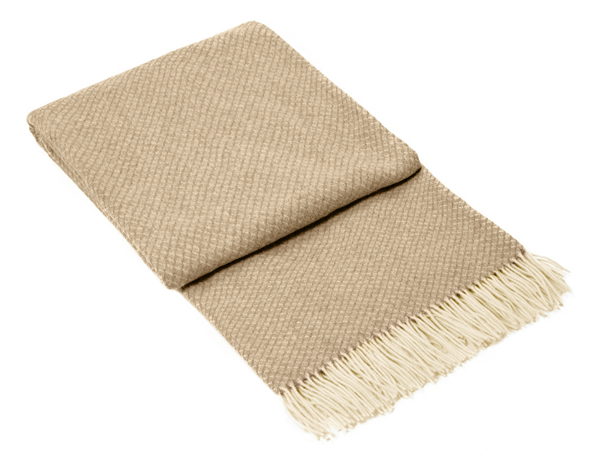 NNEDSZ Throw - Merino Wool/Cashmere - Beige