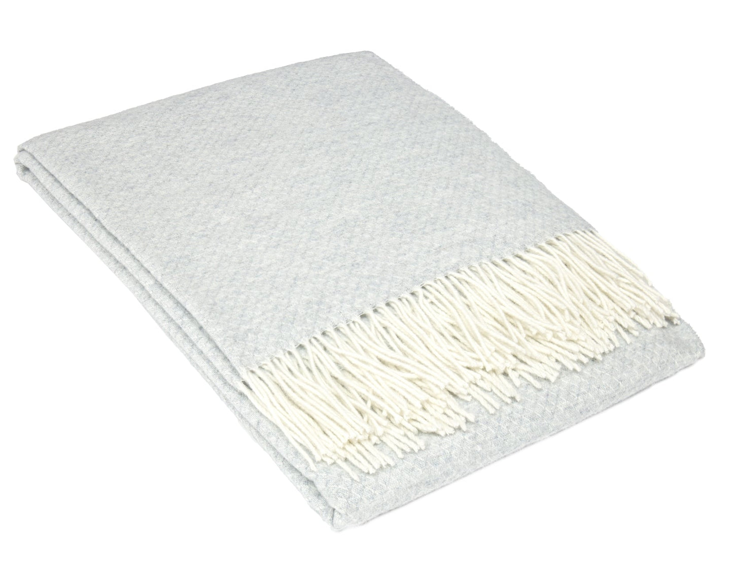 NNEDSZ Chiswick Throw - Wool/Cashmere - Light Grey