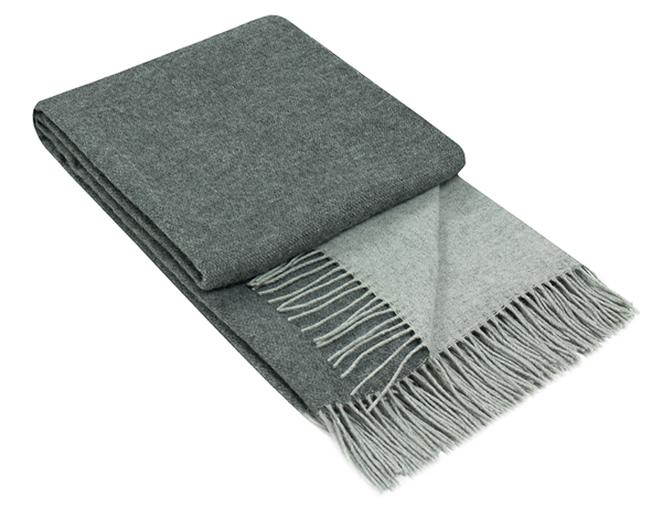 NNEDSZ Throw - Merino Wool/Cashmere - Charcoal