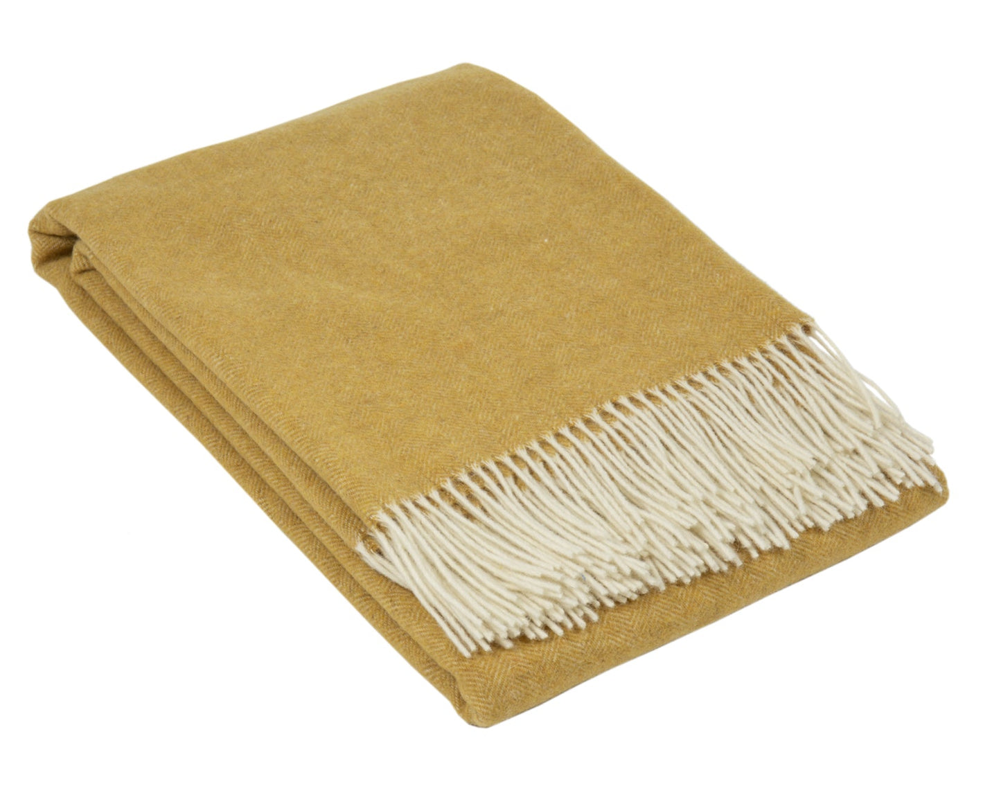 NNEDSZ Hampton Throw - Wool Blend - Ochre