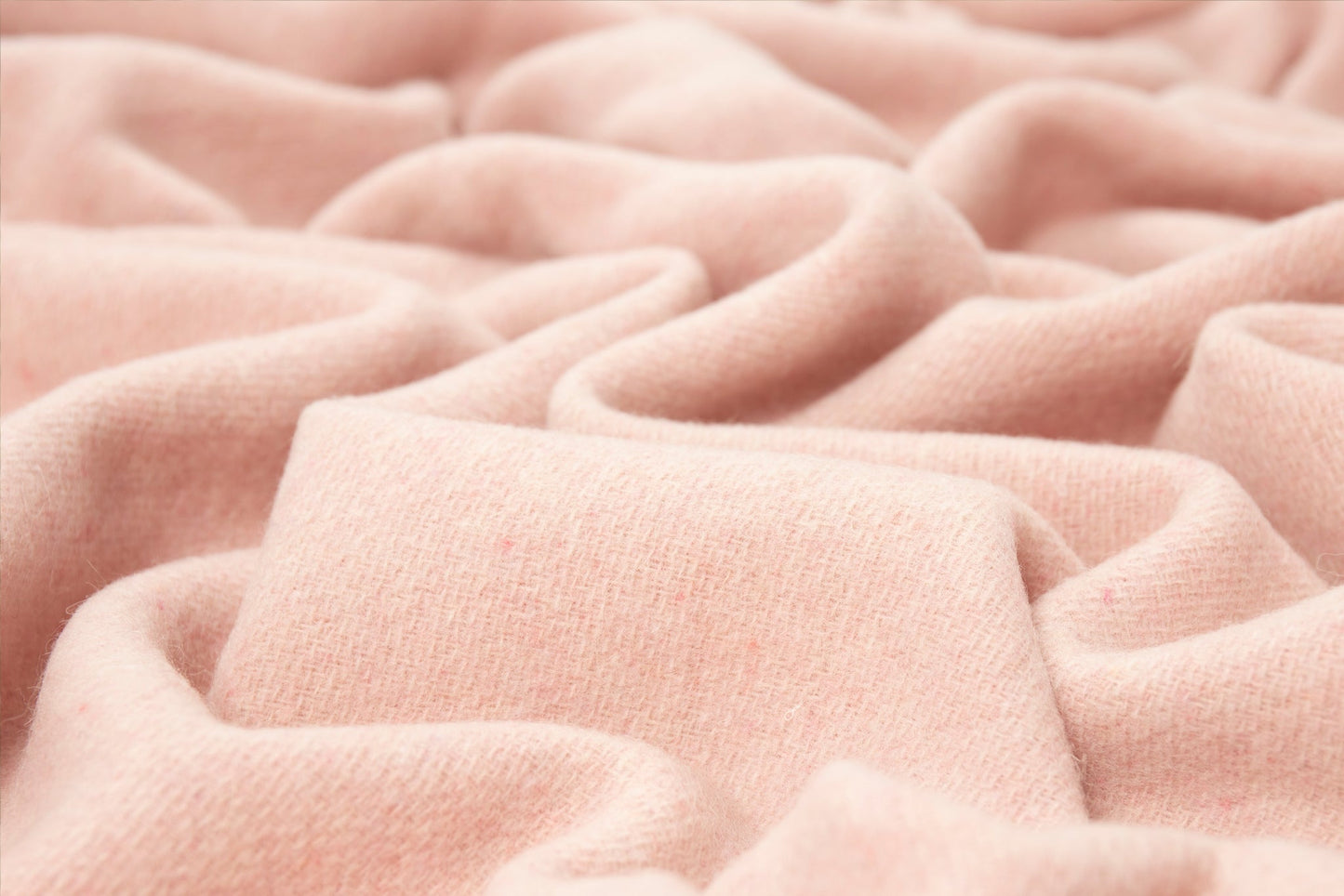 NNEDSZ Oxford Throw - Merino Wool Blend - Blush