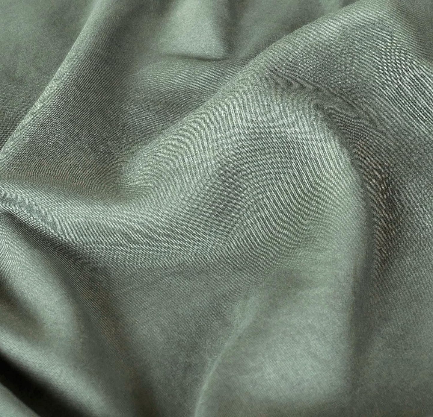 100% Vintage Washed Microfibre Fitted Sheet Set – Ultra Soft & Lightweight All-Season Fitted Sheet with 1 Pillowcase (Khaki Green, King Single Size)