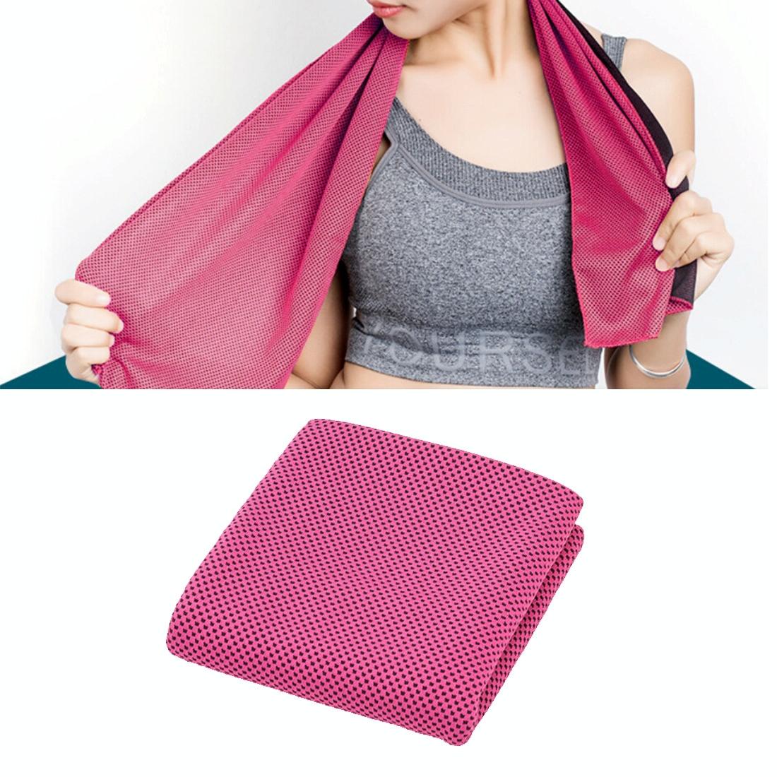 2-pack Enduring Ice Towels - Microfiber Fabric 30*100cm - Ideal for Gym and Sports - Green
