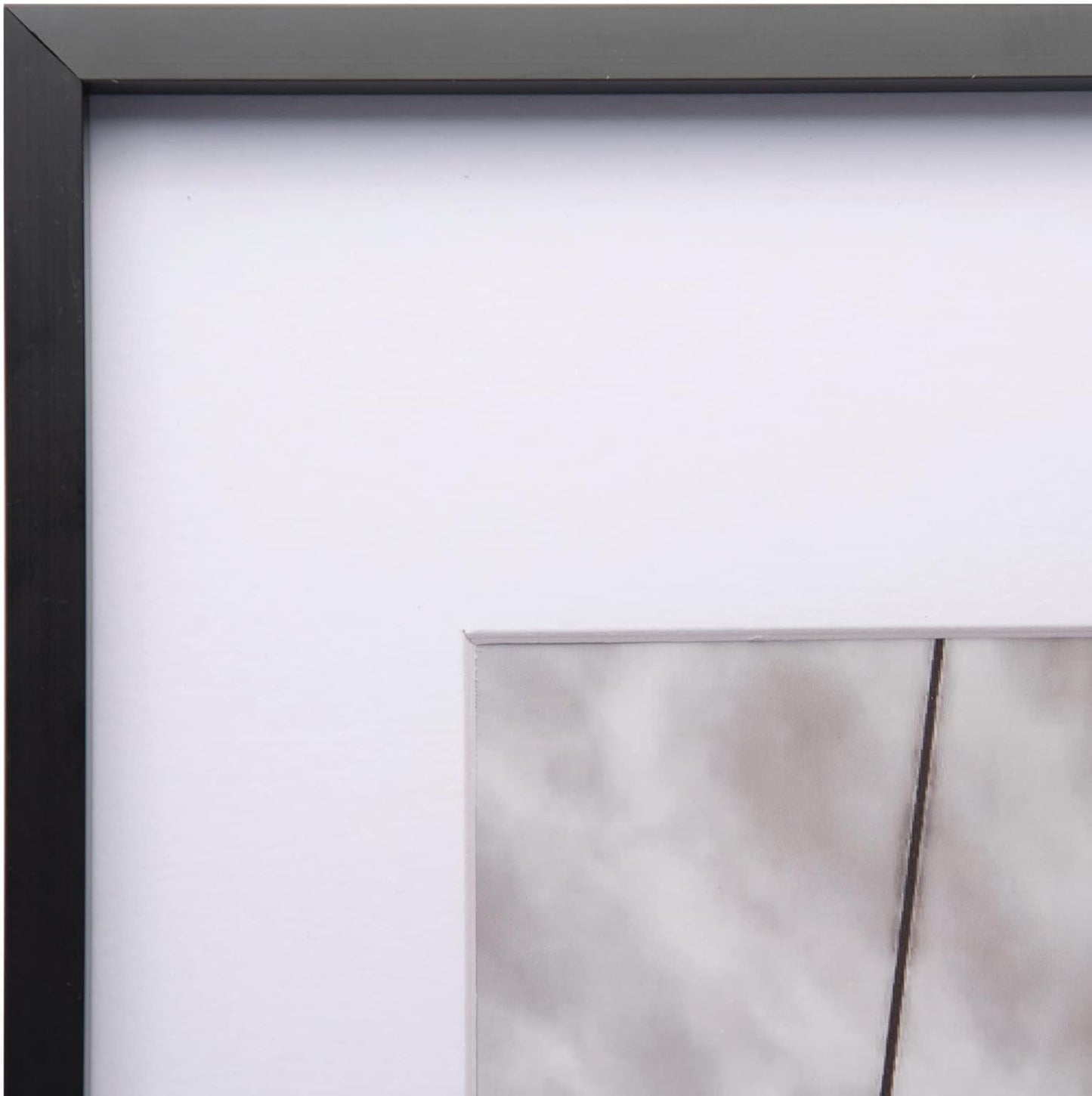 Cooper & Co 12X12 Matt to 8X8 Black Premium Metallicus Metal Photo Frames