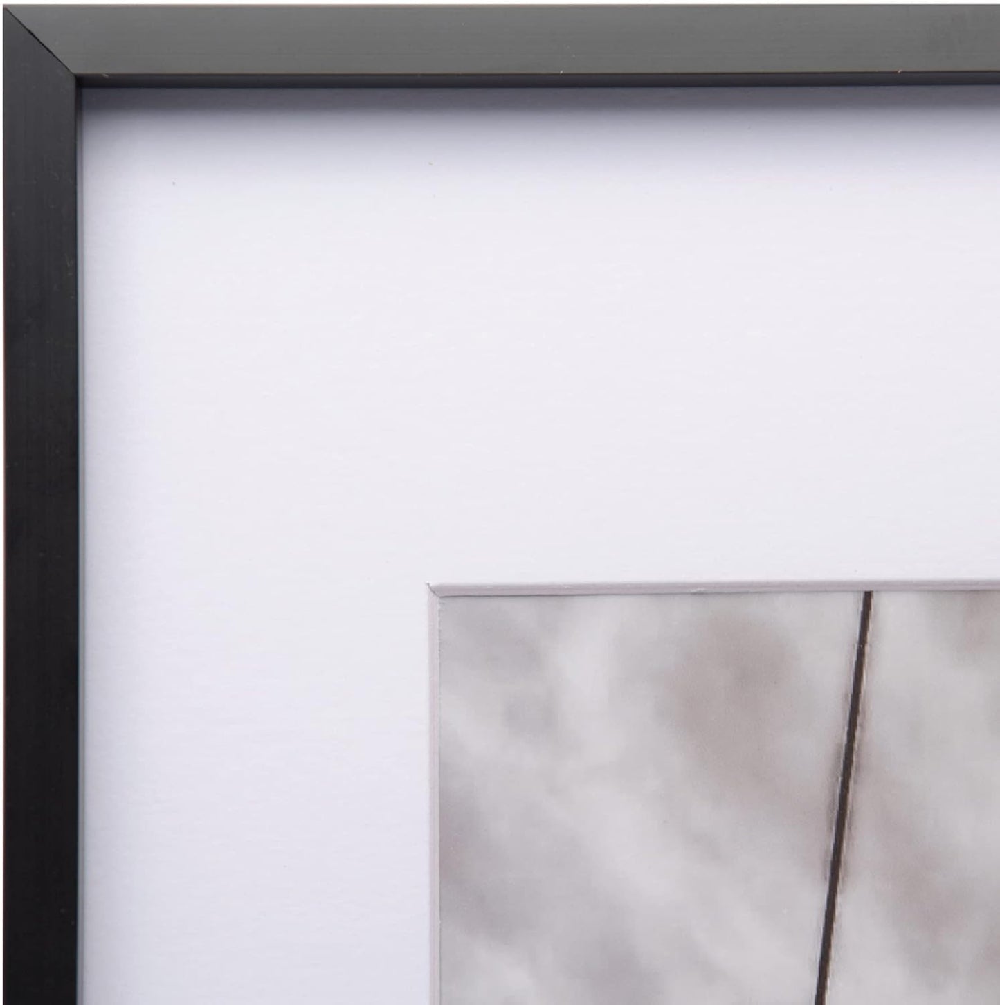 Cooper & Co 12X12 Matt to 8X8 Black Premium Metallicus Metal Photo Frames